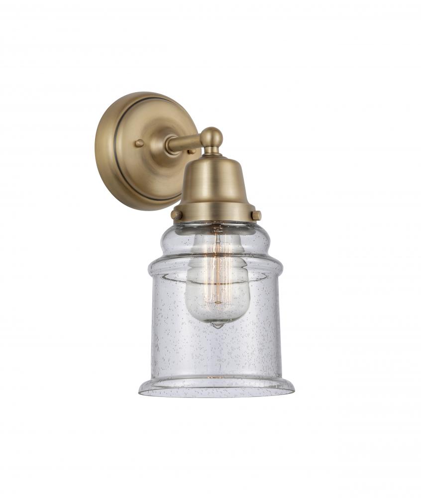 Canton - 1 Light - 6 inch - Brushed Brass - Sconce