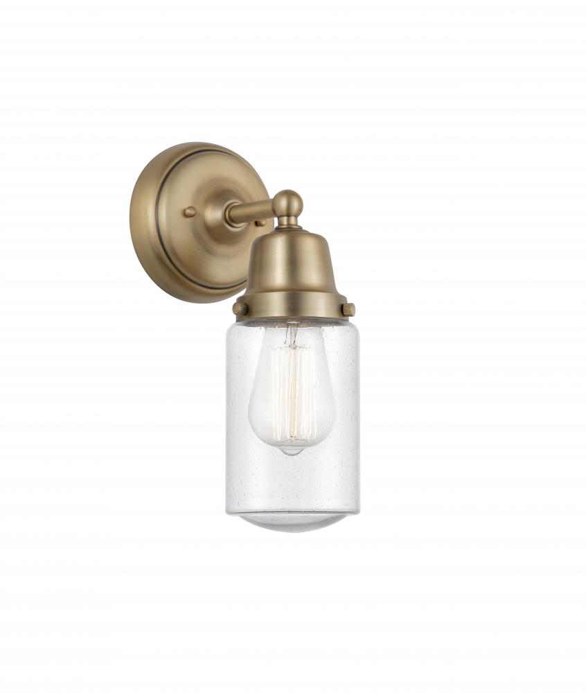 Dover - 1 Light - 5 inch - Brushed Brass - Sconce