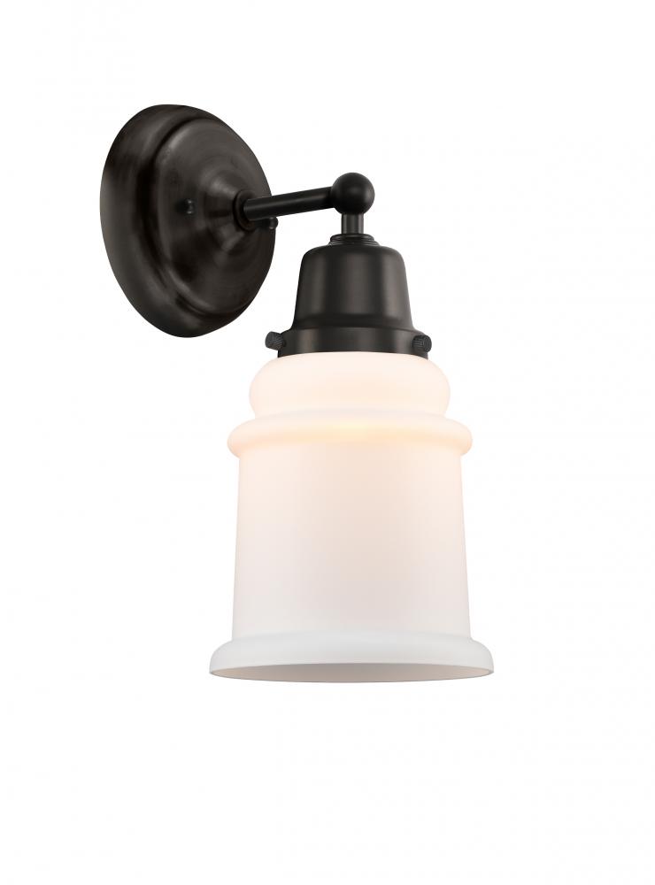 Canton - 1 Light - 6 inch - Matte Black - Sconce