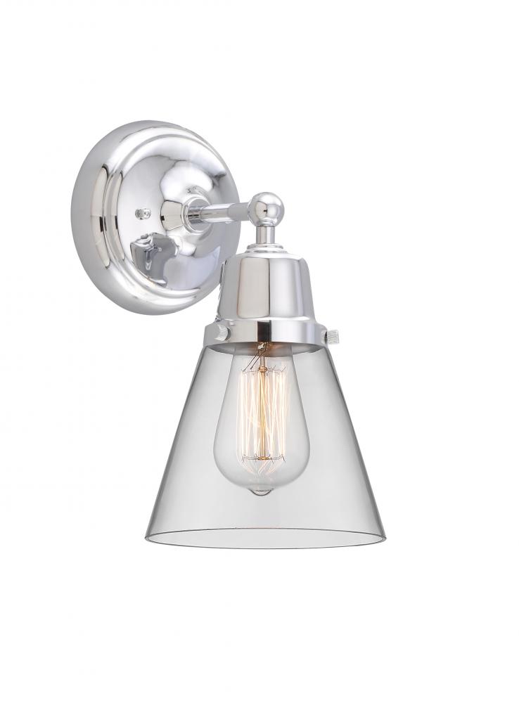 Cone - 1 Light - 6 inch - Polished Chrome - Sconce