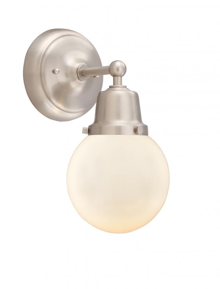 Beacon - 1 Light - 6 inch - Brushed Satin Nickel - Sconce