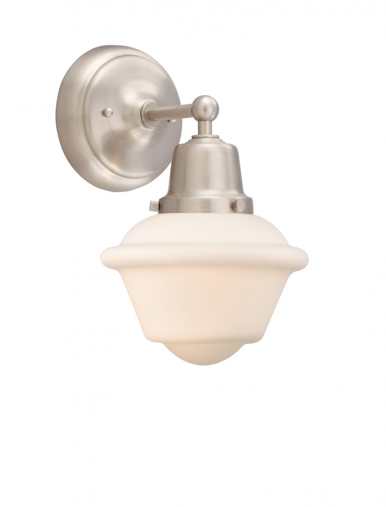 Oxford - 1 Light - 8 inch - Brushed Satin Nickel - Sconce