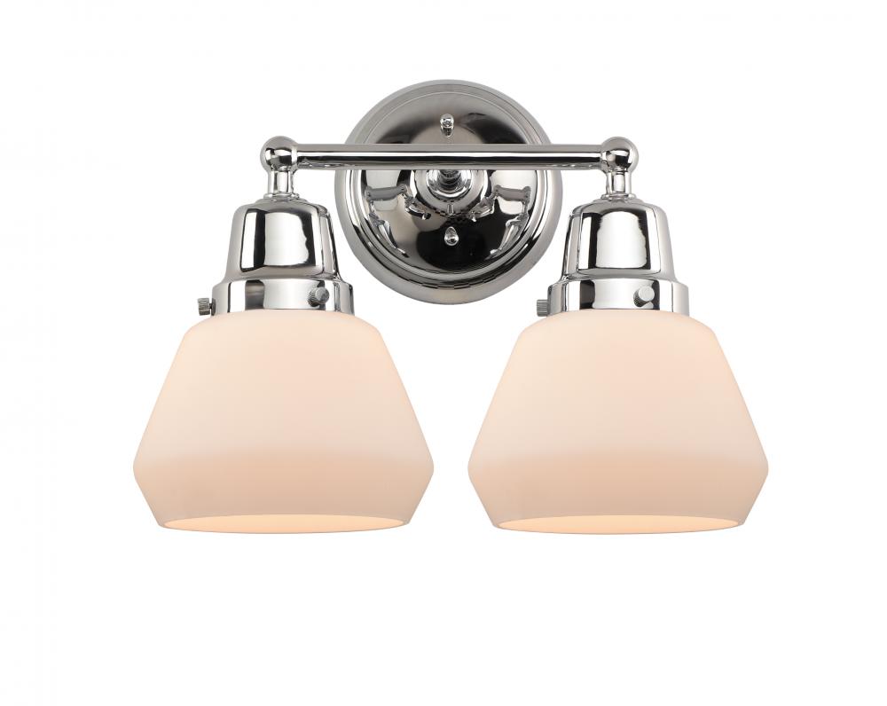 Fulton - 2 Light - 15 inch - Polished Chrome - Bath Vanity Light