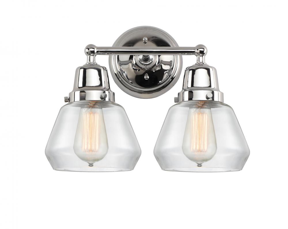 Fulton - 2 Light - 15 inch - Polished Chrome - Bath Vanity Light