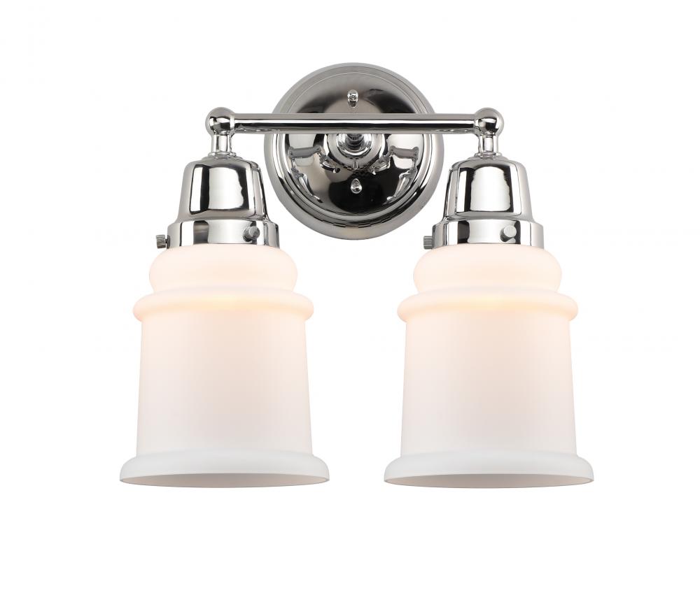 Canton - 2 Light - 14 inch - Polished Chrome - Bath Vanity Light