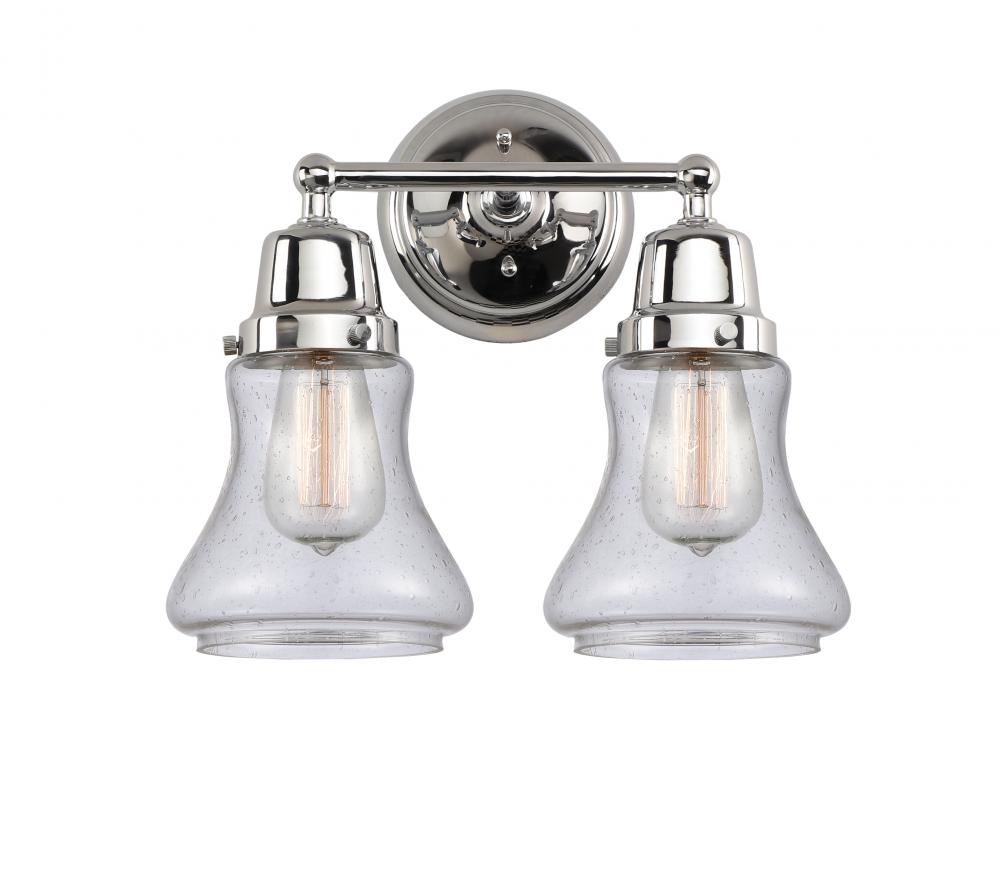 Bellmont - 2 Light - 14 inch - Polished Chrome - Bath Vanity Light