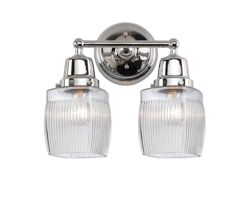 Colton - 2 Light - 14 inch - Polished Chrome - Bath Vanity Light