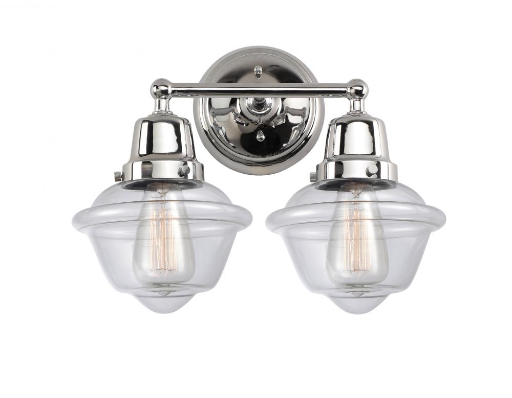 Oxford - 2 Light - 16 inch - Polished Chrome - Bath Vanity Light