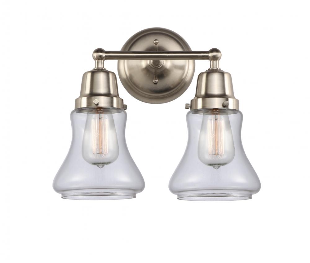 Bellmont - 2 Light - 14 inch - Brushed Satin Nickel - Bath Vanity Light