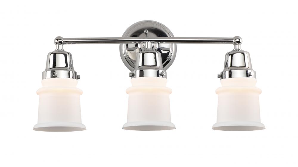 Canton - 3 Light - 21 inch - Polished Chrome - Bath Vanity Light