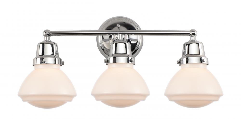 Olean - 3 Light - 23 inch - Polished Chrome - Bath Vanity Light