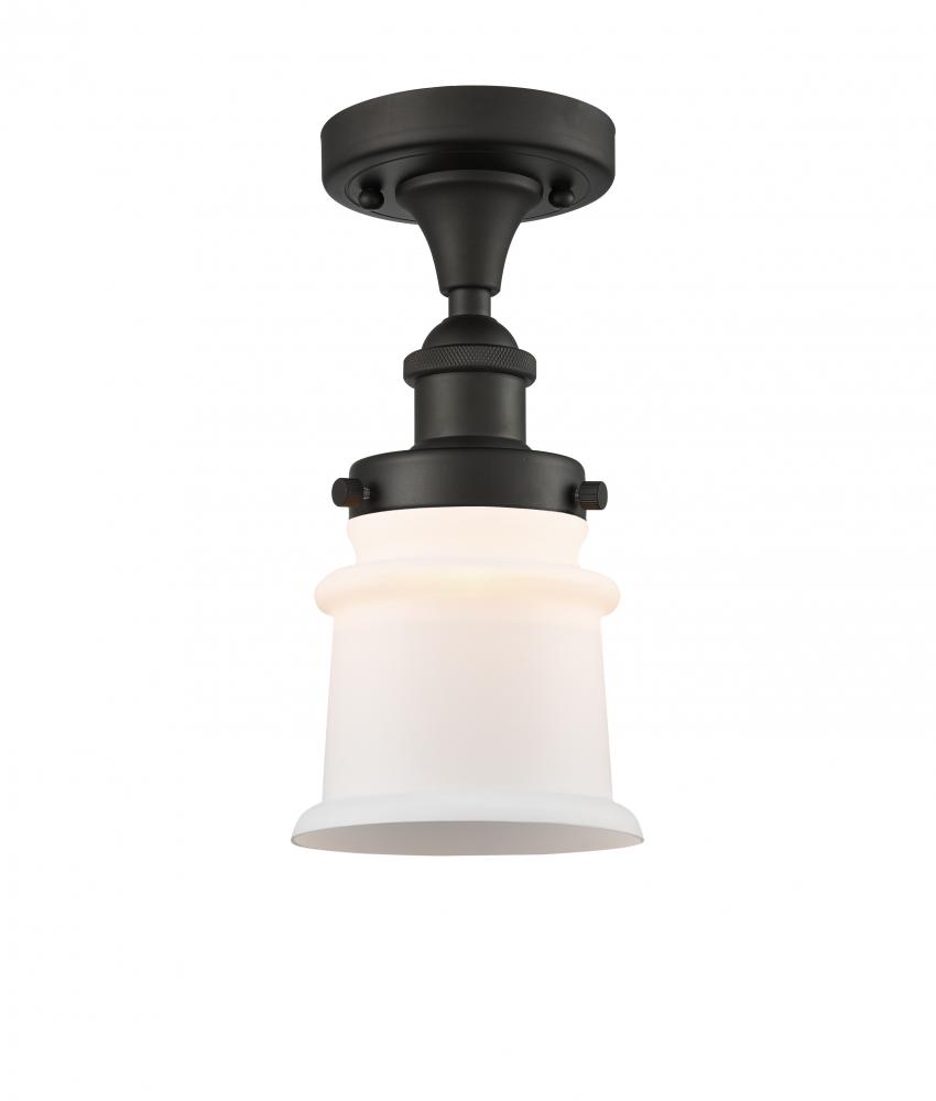 Canton - 1 Light - 6 inch - Oil Rubbed Bronze - Semi-Flush Mount