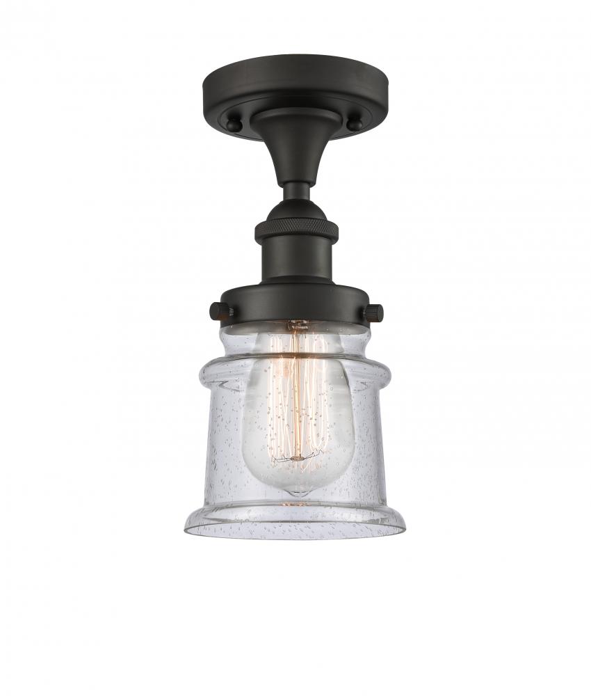 Canton - 1 Light - 6 inch - Oil Rubbed Bronze - Semi-Flush Mount