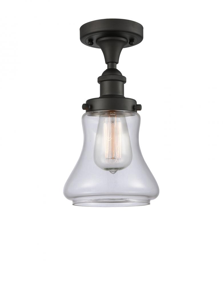 Bellmont - 1 Light - 6 inch - Oil Rubbed Bronze - Semi-Flush Mount