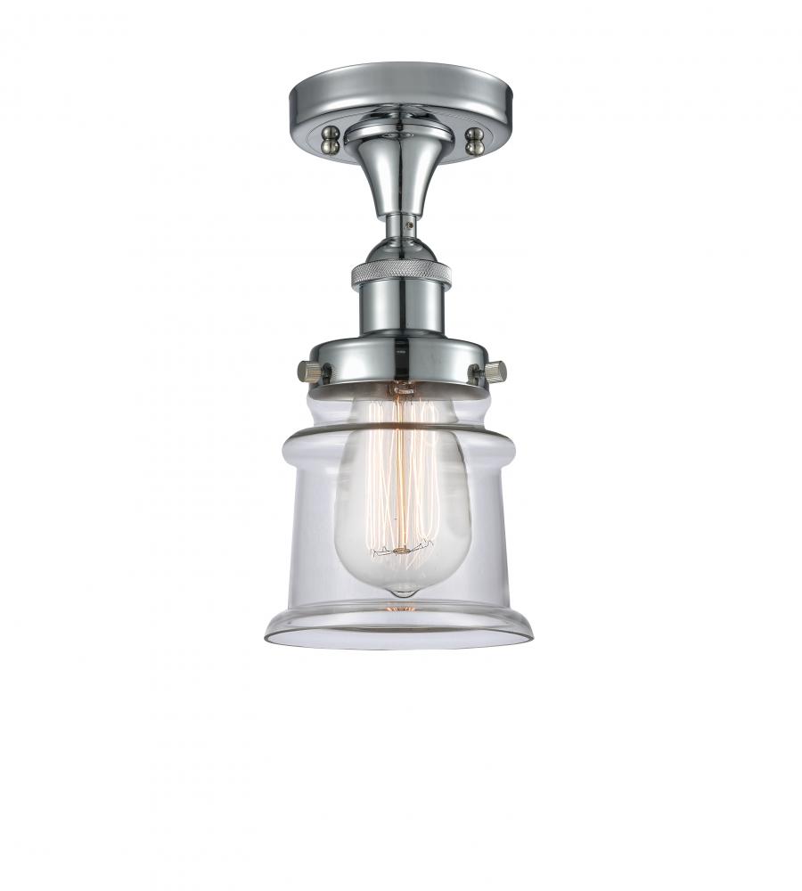 Canton - 1 Light - 6 inch - Polished Chrome - Semi-Flush Mount