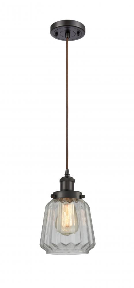 Chatham - 1 Light - 6 inch - Oil Rubbed Bronze - Cord hung - Mini Pendant