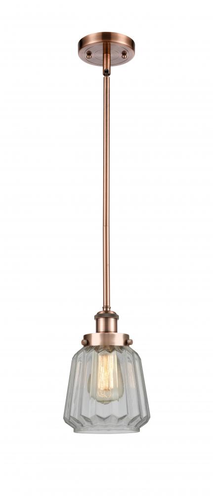 Chatham - 1 Light - 6 inch - Antique Copper - Mini Pendant