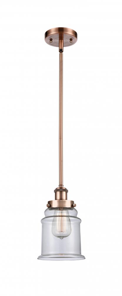 Canton - 1 Light - 6 inch - Antique Copper - Mini Pendant