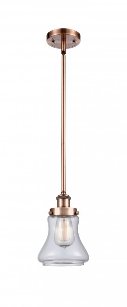 Bellmont - 1 Light - 6 inch - Antique Copper - Mini Pendant