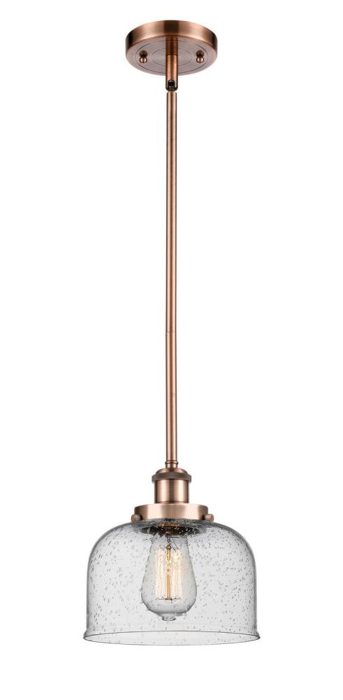 Bell - 1 Light - 8 inch - Antique Copper - Mini Pendant