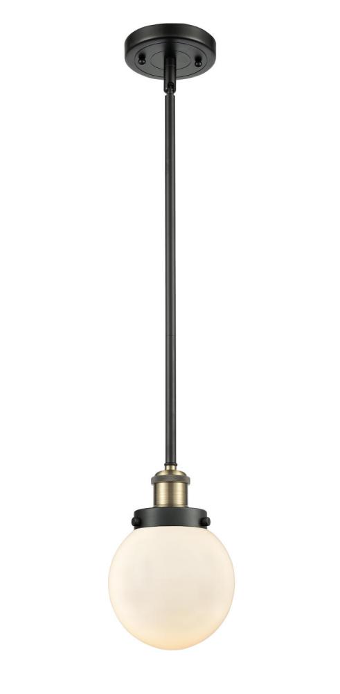 Beacon - 1 Light - 6 inch - Black Antique Brass - Mini Pendant