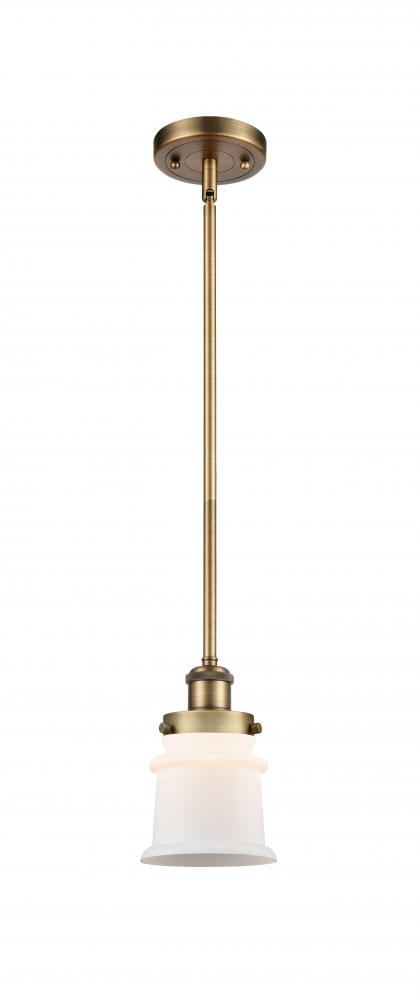 Canton - 1 Light - 6 inch - Brushed Brass - Mini Pendant