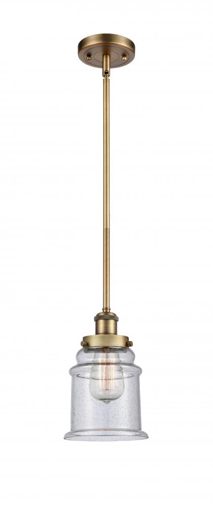 Canton - 1 Light - 6 inch - Brushed Brass - Mini Pendant