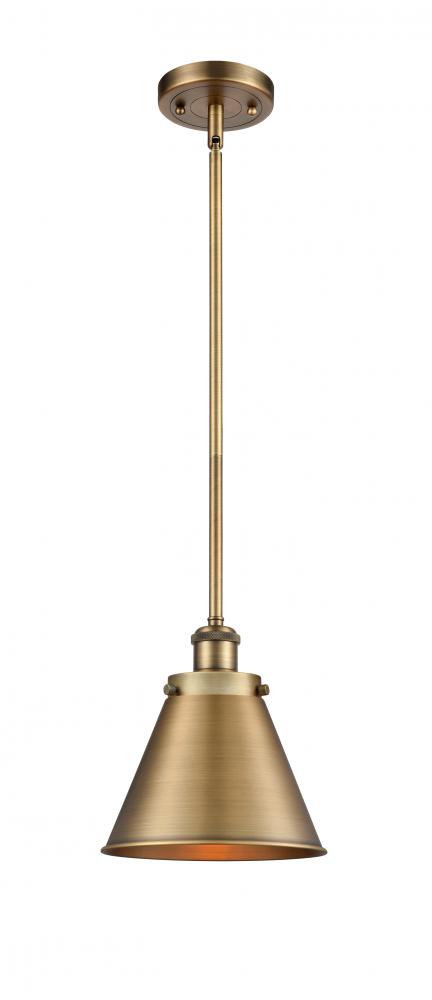 Appalachian - 1 Light - 7 inch - Brushed Brass - Mini Pendant