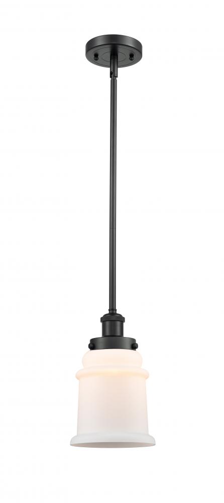 Canton - 1 Light - 6 inch - Matte Black - Mini Pendant