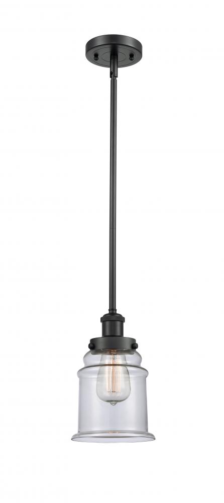 Canton - 1 Light - 6 inch - Matte Black - Mini Pendant