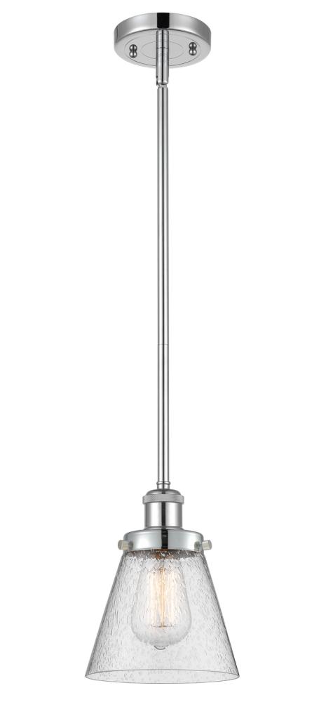 Cone - 1 Light - 6 inch - Polished Chrome - Mini Pendant