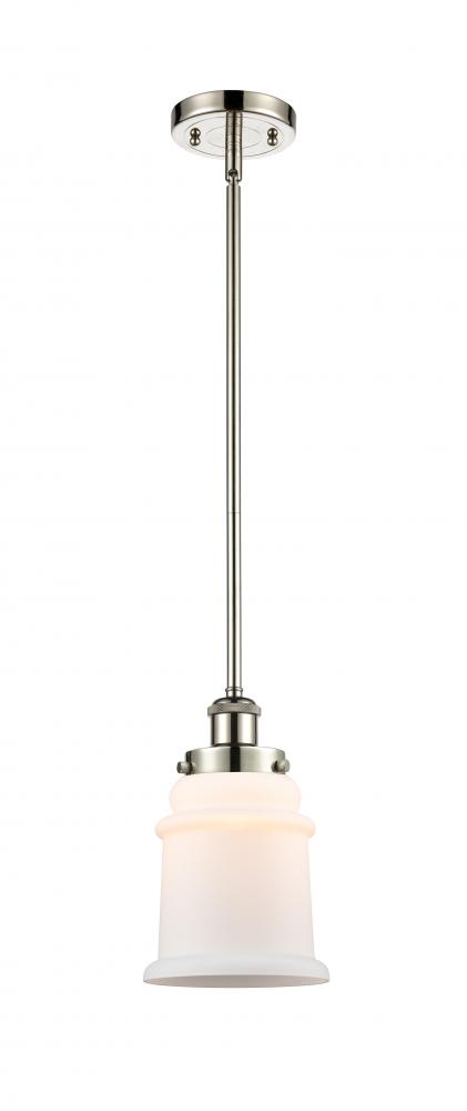 Canton - 1 Light - 6 inch - Polished Nickel - Mini Pendant