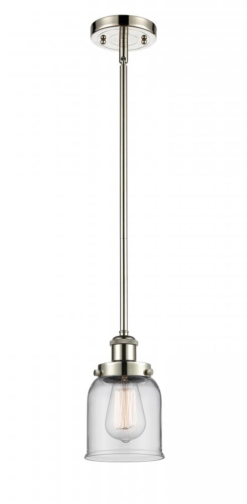 Bell - 1 Light - 5 inch - Polished Nickel - Mini Pendant