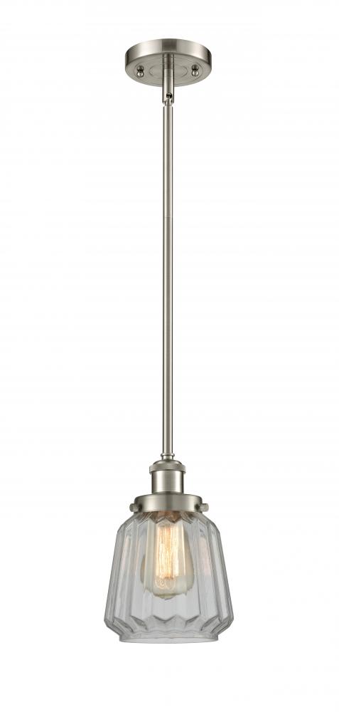 Chatham - 1 Light - 6 inch - Brushed Satin Nickel - Mini Pendant