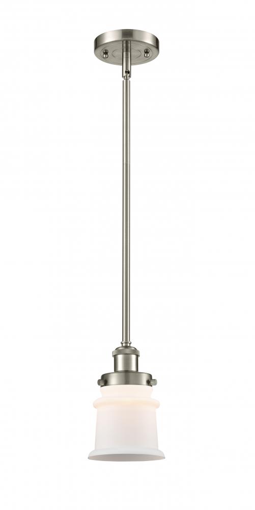 Canton - 1 Light - 6 inch - Brushed Satin Nickel - Mini Pendant