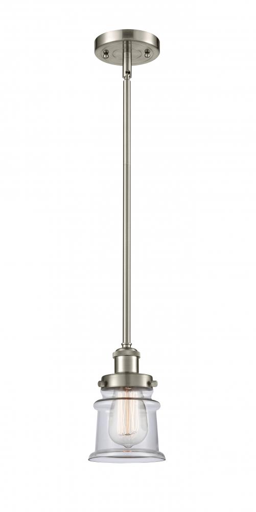 Canton - 1 Light - 6 inch - Brushed Satin Nickel - Mini Pendant