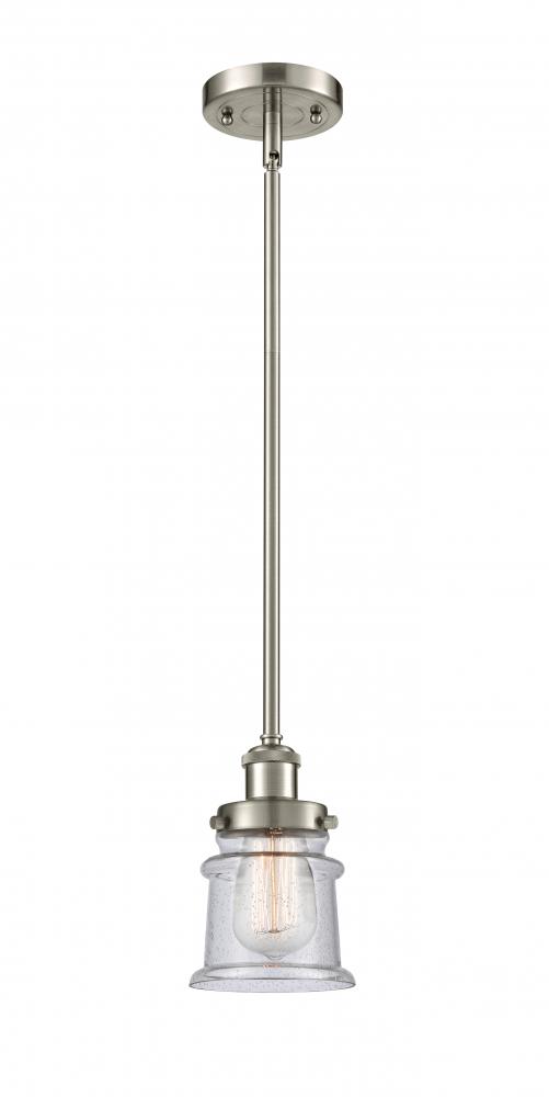 Canton - 1 Light - 6 inch - Brushed Satin Nickel - Mini Pendant