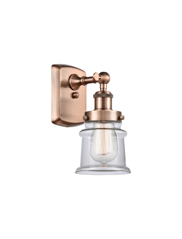 Canton - 1 Light - 6 inch - Antique Copper - Sconce