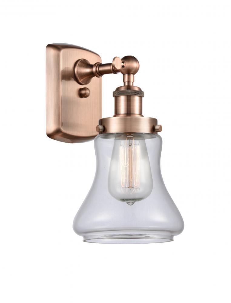 Bellmont - 1 Light - 6 inch - Antique Copper - Sconce