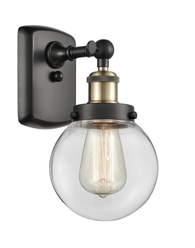 Beacon - 1 Light - 6 inch - Black Antique Brass - Sconce