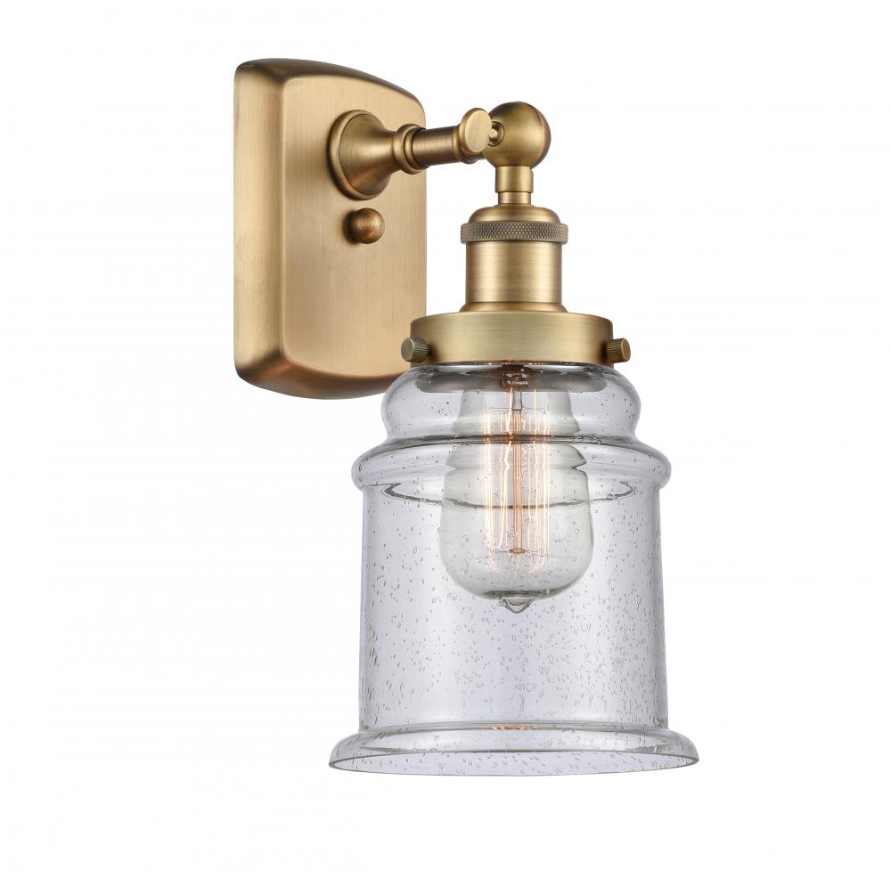 Canton - 1 Light - 6 inch - Brushed Brass - Sconce