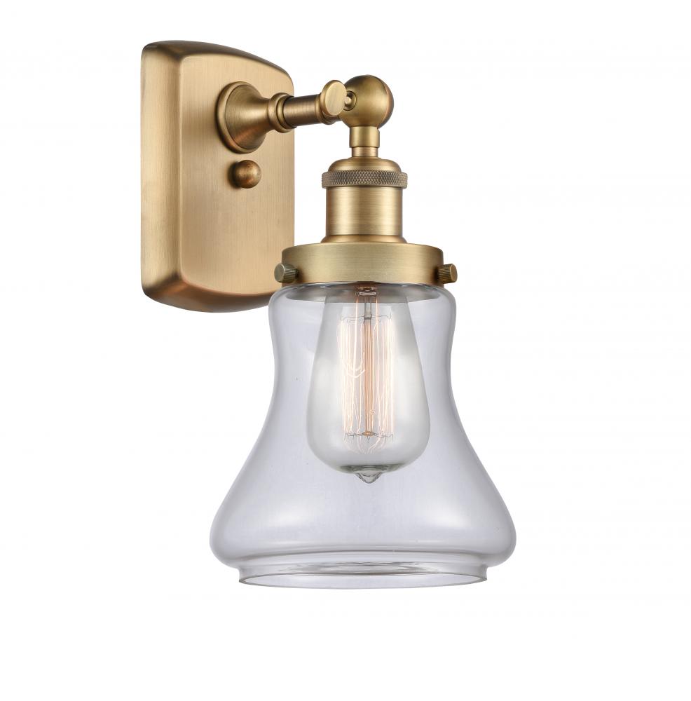 Bellmont - 1 Light - 6 inch - Brushed Brass - Sconce