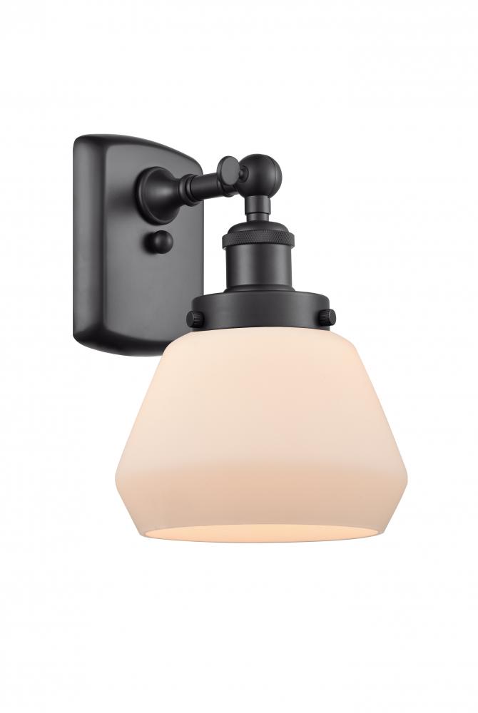 Fulton - 1 Light - 6 inch - Matte Black - Sconce