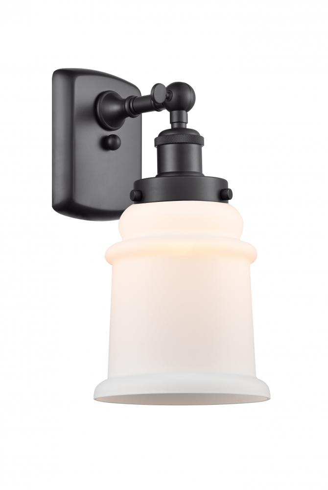 Canton - 1 Light - 6 inch - Matte Black - Sconce