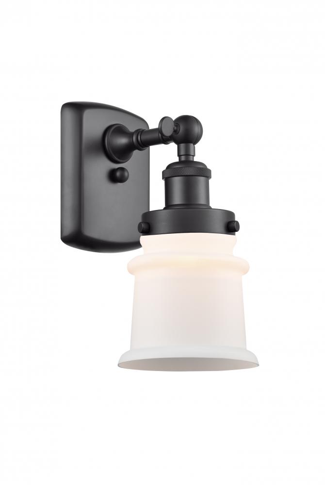 Canton - 1 Light - 6 inch - Matte Black - Sconce