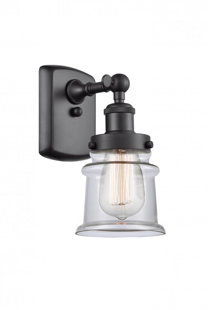 Canton - 1 Light - 6 inch - Matte Black - Sconce