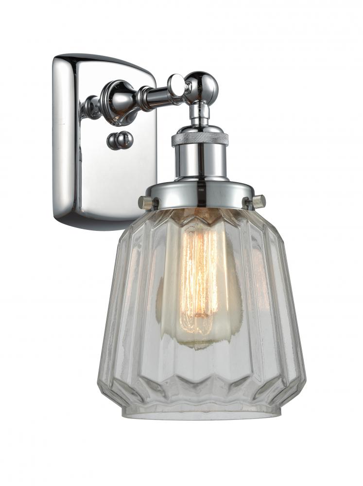 Chatham - 1 Light - 6 inch - Polished Chrome - Sconce