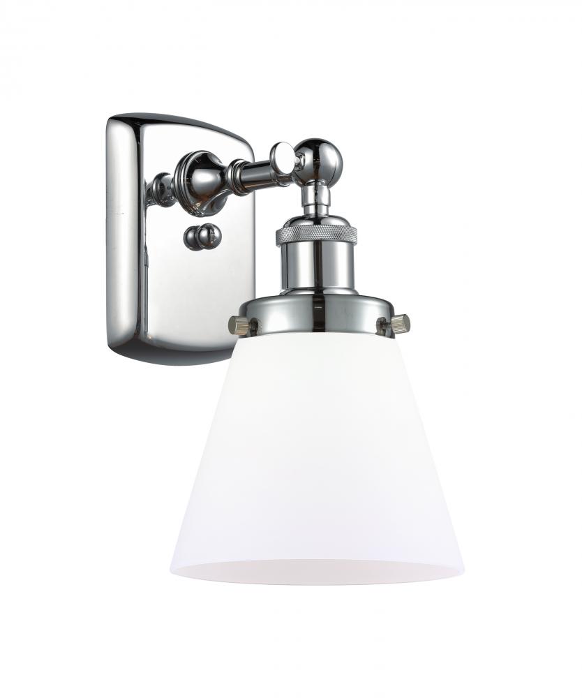 Cone - 1 Light - 6 inch - Polished Chrome - Sconce