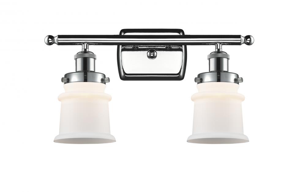 Canton - 2 Light - 16 inch - Polished Chrome - Bath Vanity Light