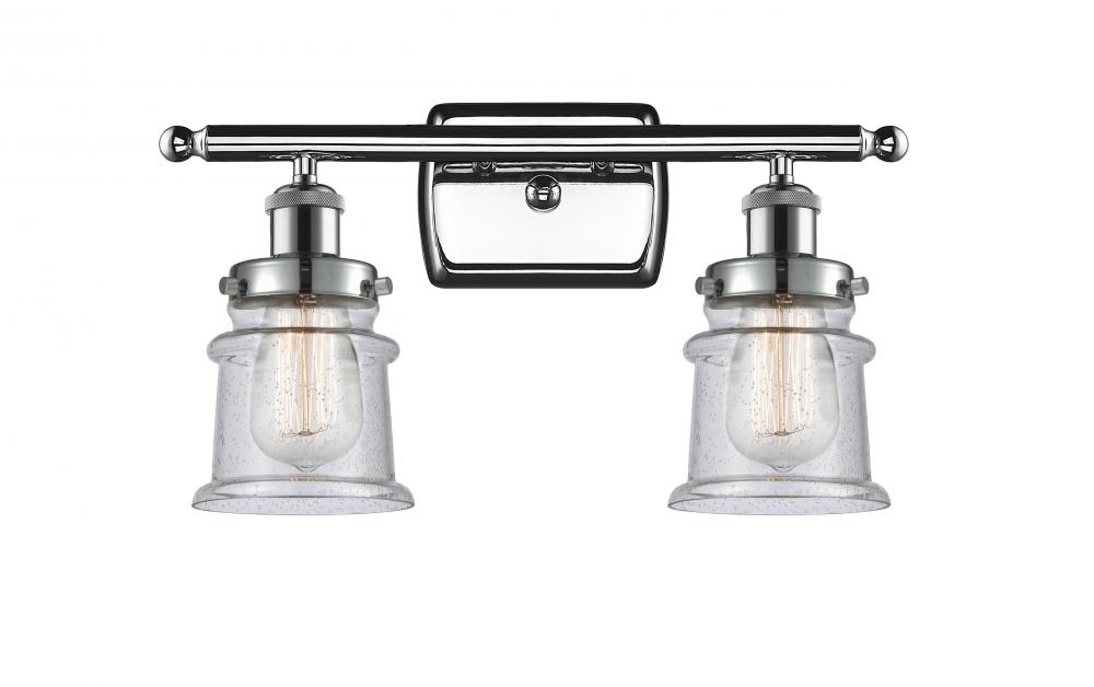 Canton - 2 Light - 16 inch - Polished Chrome - Bath Vanity Light